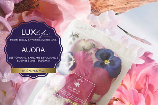 AUORA Wins Best Organic Skincare & Fragrance Business 2025